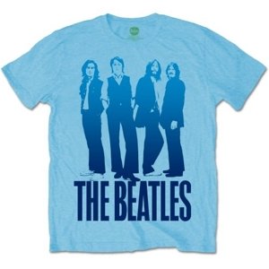 The Beatles tričko Iconic Image Modrá XXL