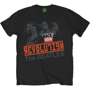 The Beatles tričko Revolution - Back in the USSR Čierna S