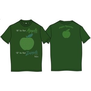 The Beatles tričko A is for Apple Zelená XL