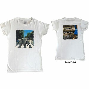 The Beatles tričko Abbey Road Biela XL