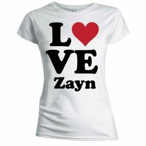 One Direction tričko Love Zayn Biela XL