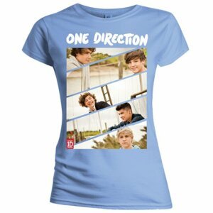 One Direction tričko Band Sliced Modrá XL