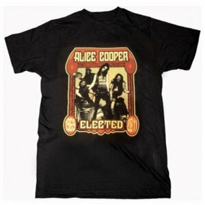 Alice Cooper tričko Elected Band Čierna S