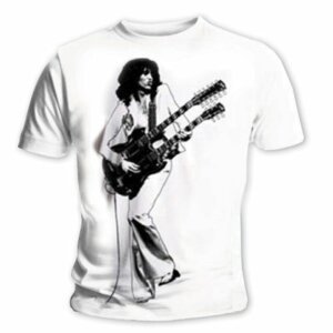 Jimmy Page tričko Urban Image Biela S