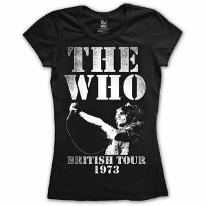 The Who tričko British Tour 1973 Čierna XXL