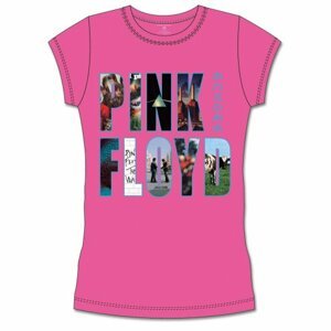 Pink Floyd tričko Echoes Album Montage Ružová L