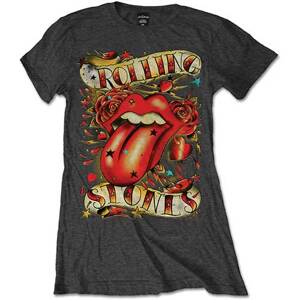 The Rolling Stones tričko Tongue & Stars Šedá S
