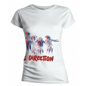 One Direction tričko Band Jump Biela S
