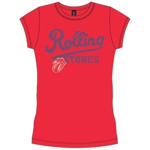 The Rolling Stones tričko Team Logo Červená S