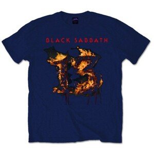 Black Sabbath tričko 13 New Album Modrá S