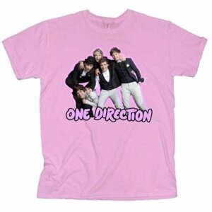 One Direction tričko Train Bundle 2 Ružová S