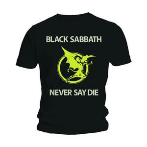 Black Sabbath tričko Never Say Die Čierna XXL