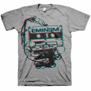 Eminem tričko Tape Šedá XXL