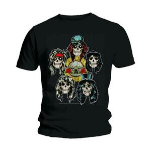 Guns N’ Roses tričko Vintage Heads Čierna XL