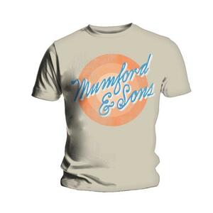 Mumford & Sons tričko Sun Script Natural S