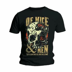 Of Mice & Men tričko Leave Out All Our Skeletons Čierna XL
