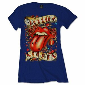 The Rolling Stones tričko Tongue & Stars Modrá S