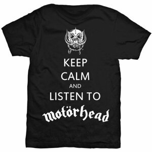Motörhead tričko Keep Calm Čierna S