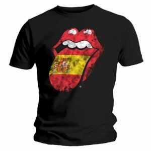 The Rolling Stones tričko Spain Tongue Čierna XXL