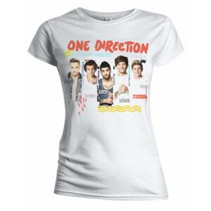 One Direction tričko Individual Shots Biela S