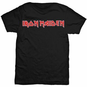 Iron Maiden tričko Logo Čierna XXL