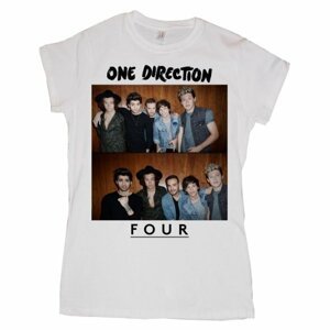 One Direction tričko Four Biela XL