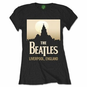 The Beatles tričko Liverpool, England Čierna XL