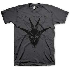 Alice In Chains tričko Black Skull Šedá XL