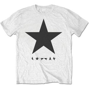 David Bowie tričko Blackstar (on White) Biela S