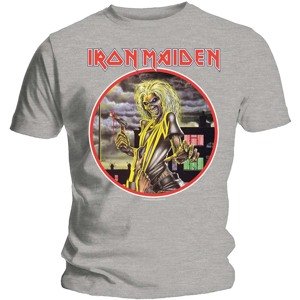 Iron Maiden tričko Killers Circle Šedá XXL