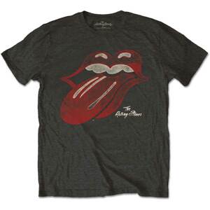 The Rolling Stones tričko Vintage Tongue Logo Šedá S