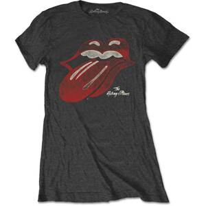 The Rolling Stones tričko Vintage Tongue Logo Šedá M
