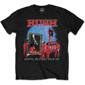 Rush tričko Moving Pictures Tour Čierna S