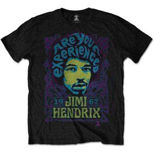 Jimi Hendrix tričko Experienced Čierna L