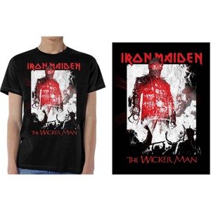 Iron Maiden tričko The Wicker Man Smoke Čierna XXL