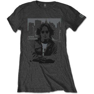 John Lennon tričko Skyline Šedá L