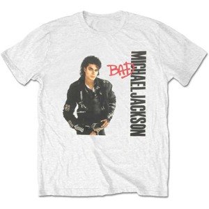 Michael Jackson tričko Bad Biela XXL