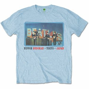 The Beatles tričko Nippon Budokan Modrá XXL