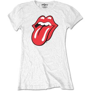The Rolling Stones tričko Classic Tongue Biela XL