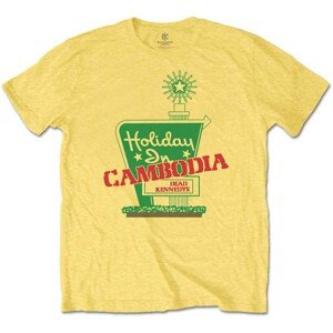 Dead Kennedys tričko Holiday in Cambodia Žltá XXL