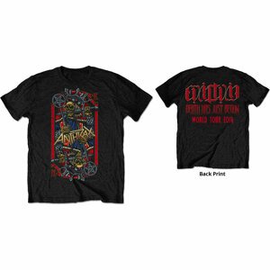 Anthrax tričko Evil King World Tour 2018 Čierna XXL
