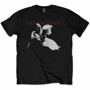 Elton John tričko Homage 1 Čierna XXL