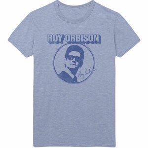 Roy Orbison tričko Photo Circle Modrá XXL