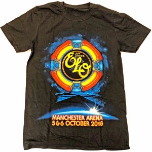 The Electric Light Orches tričko Manchester Event Čierna XL