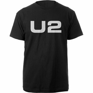 U2 tričko Logo Čierna XXL
