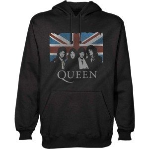Queen mikina Vintage Union Jack Čierna XXL