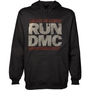 Run-DMC mikina Logo Čierna XL