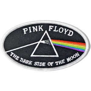 Pink Floyd Dark Side of the Moon Oval White Border