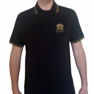 Queen tričko Crest Logo Čierna XL
