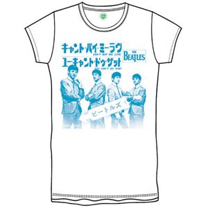 The Beatles tričko Can't Buy Me Love Japan Biela 11-12 rokov